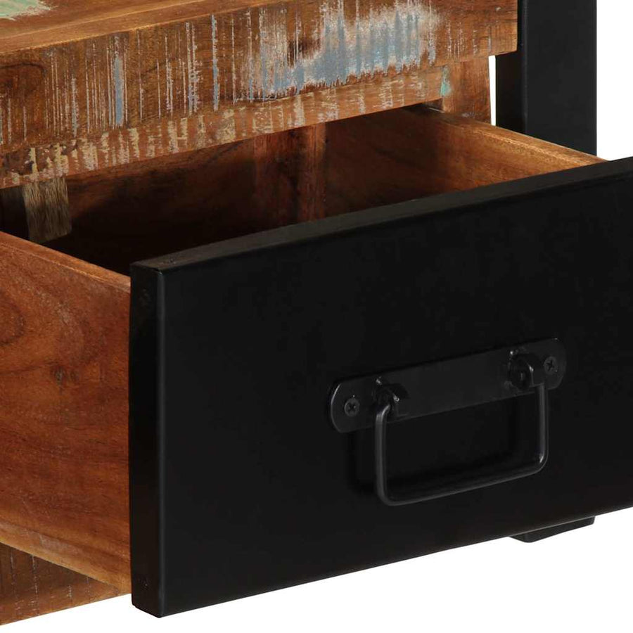 Tv-meubel 100x30x25 cm massief gerecycled hout
