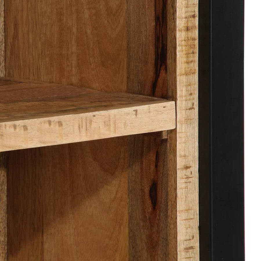 Nachtkastje met plank Bruin 40 x 30 x 80 cm Massief mangohout