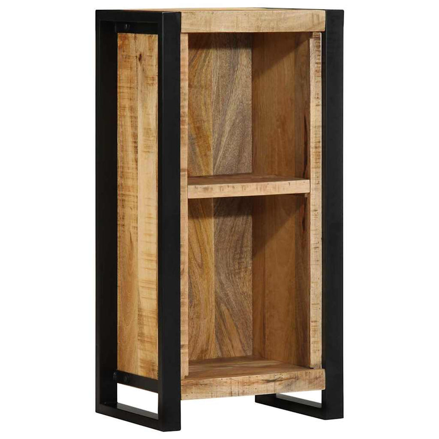Nachtkastje met plank Bruin 40 x 30 x 80 cm Massief mangohout