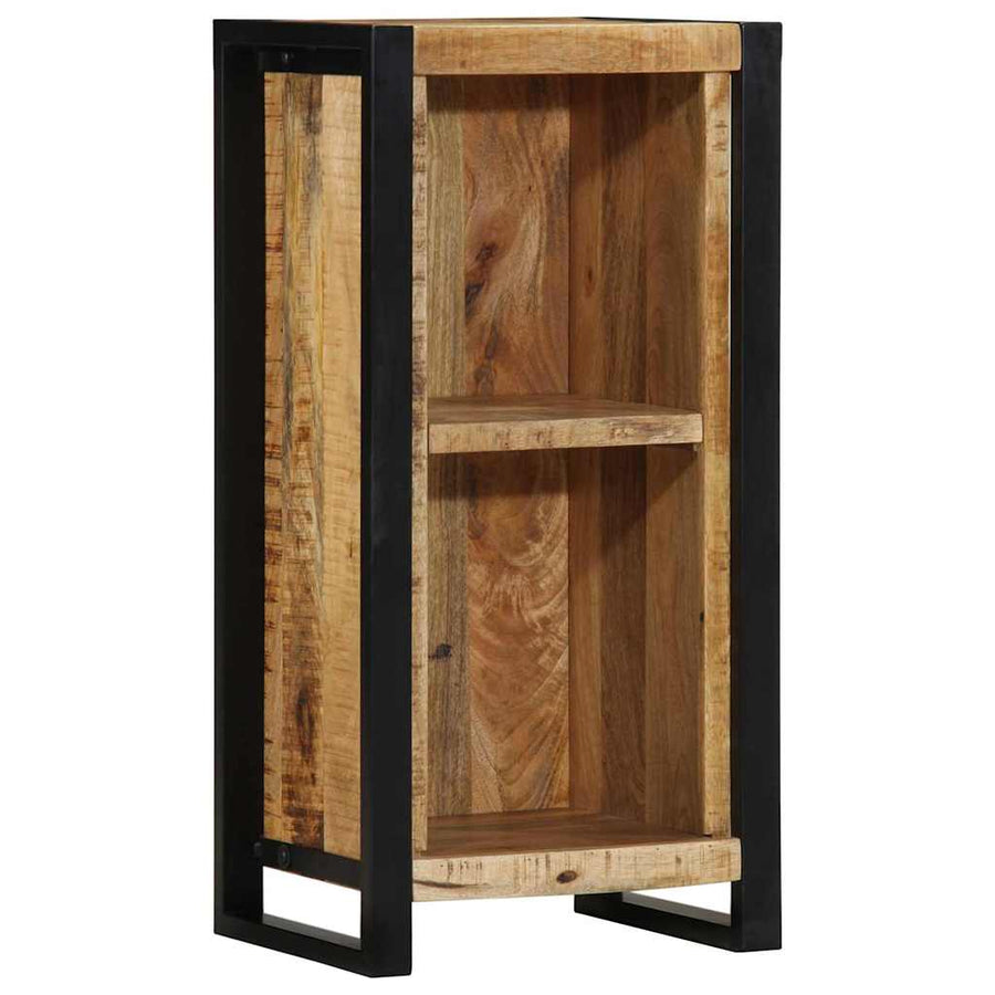 Nachtkastje met plank Bruin 40 x 30 x 80 cm Massief mangohout