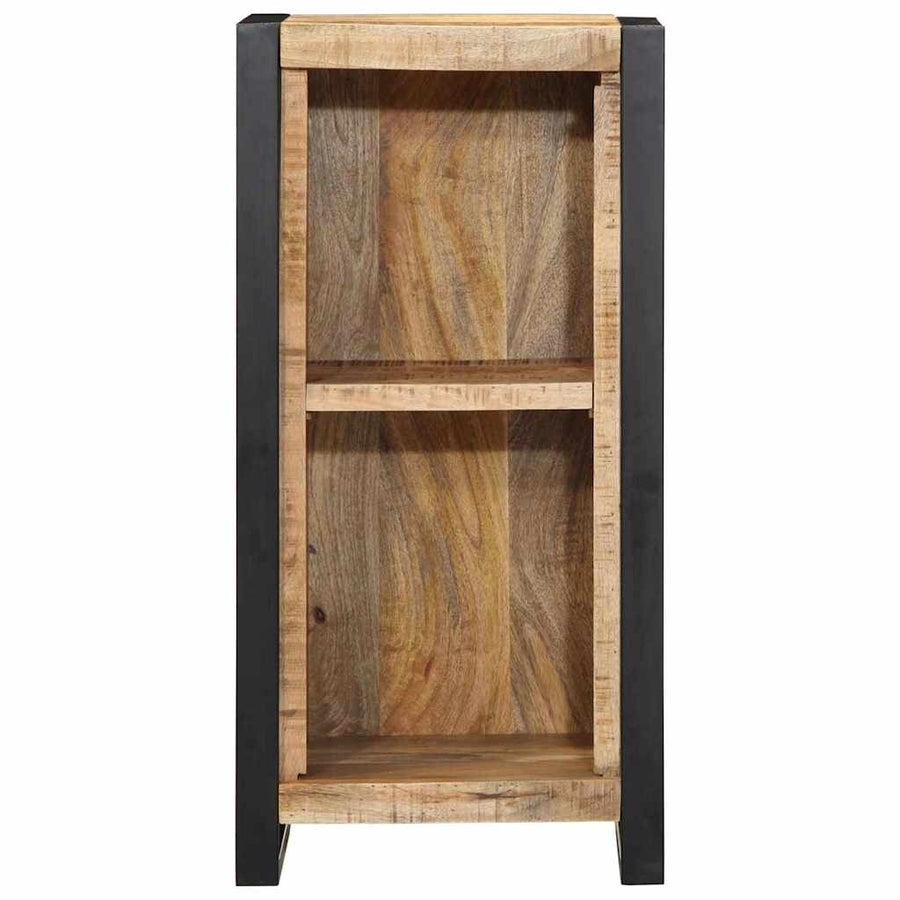 Nachtkastje met plank Bruin 40 x 30 x 80 cm Massief mangohout
