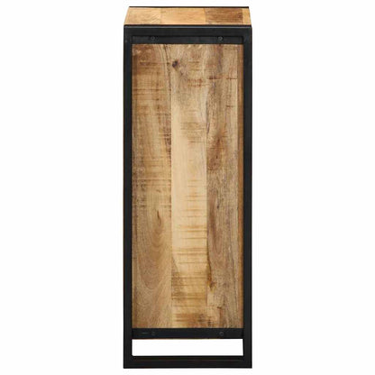 Nachtkastje met plank Bruin 40 x 30 x 80 cm Massief mangohout