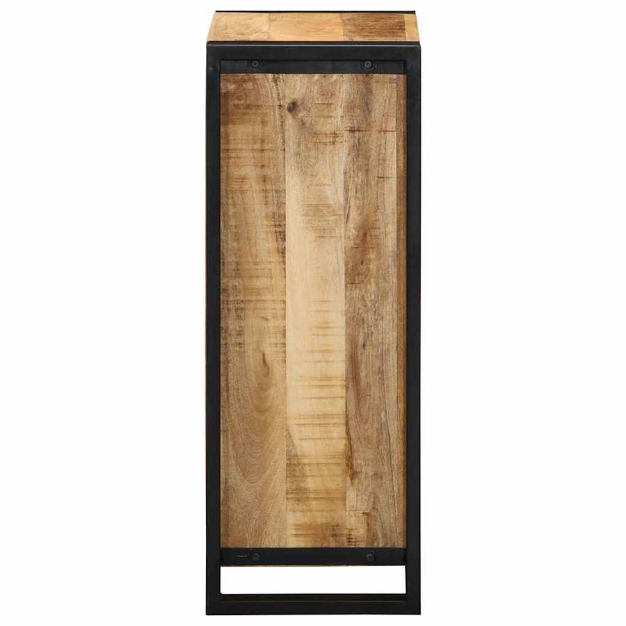 Nachtkastje met plank Bruin 40 x 30 x 80 cm Massief mangohout
