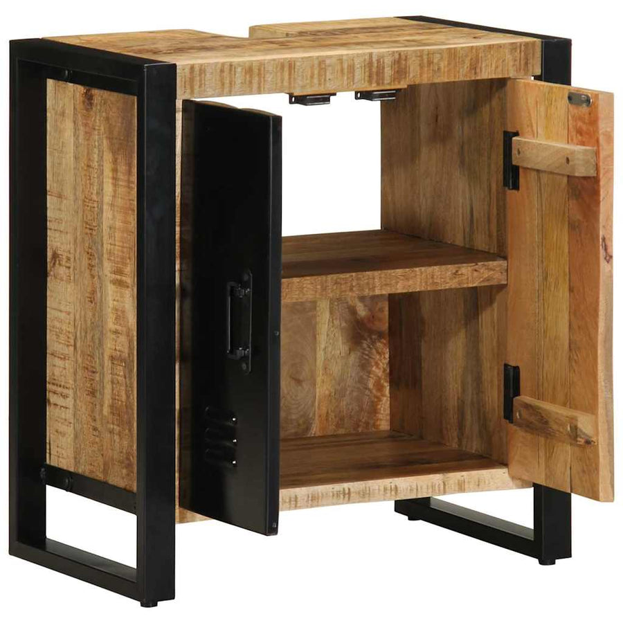 Badkamerkast met plank Bruin 55 x 35 x 60 cm Massief Mango Hout