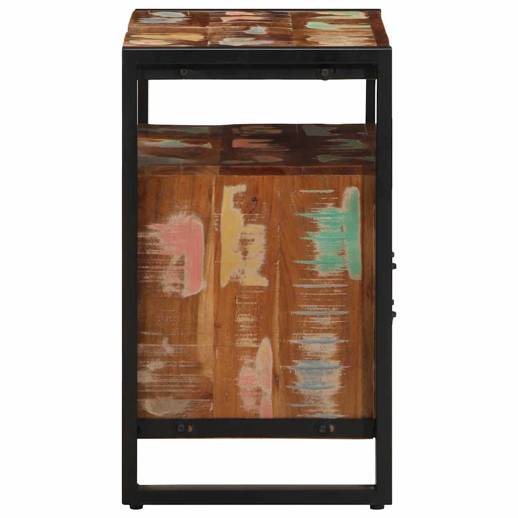 Badkamerkast 38x33x160 cm massief recycled hout