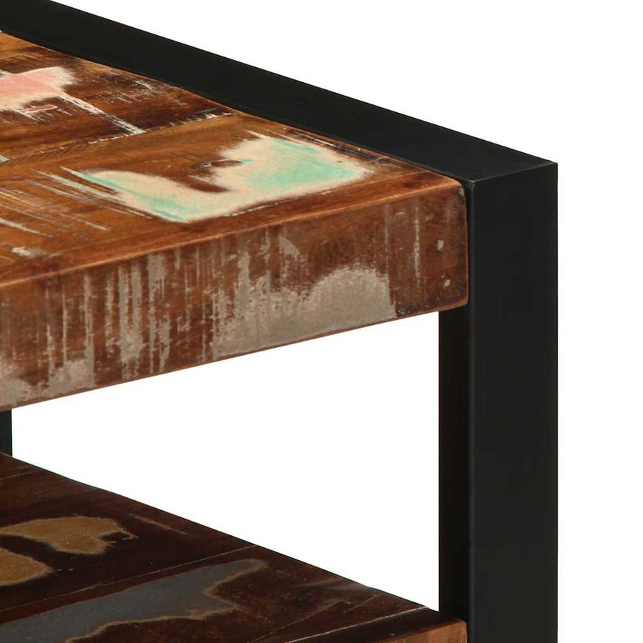 Badkamerkast 38x33x160 cm massief recycled hout