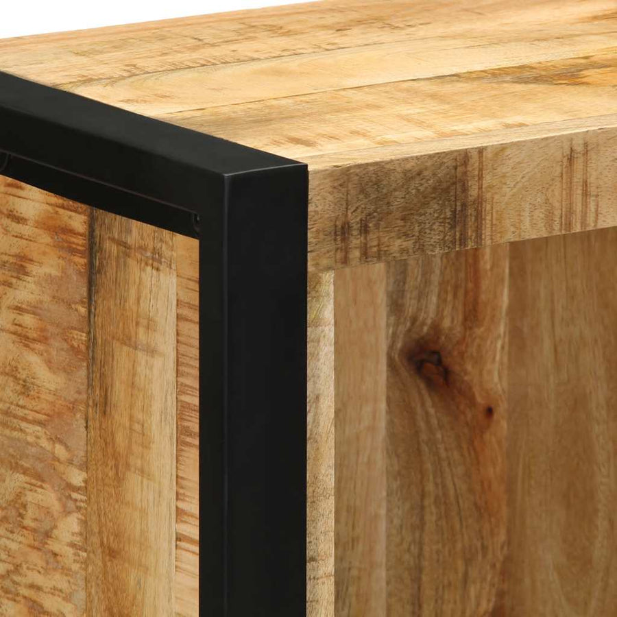 Badkamerkast 40X30X90 Cm Naturel Massief ruw mangohout