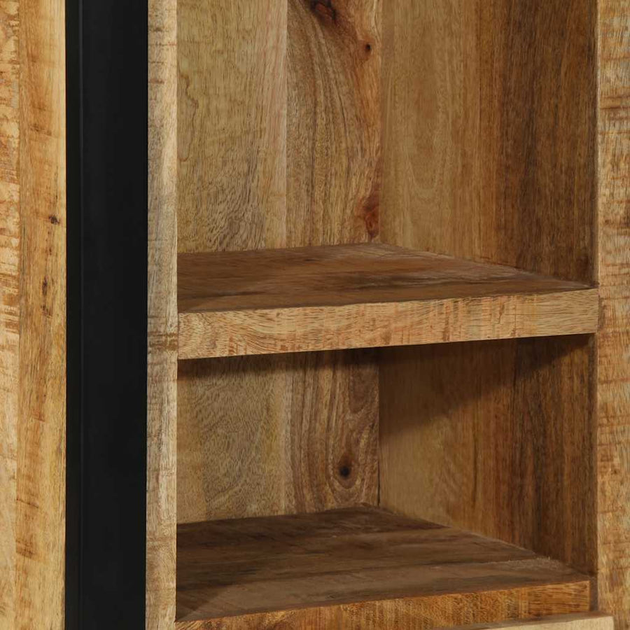 Badkamerkast 40X30X90 Cm Naturel Massief ruw mangohout