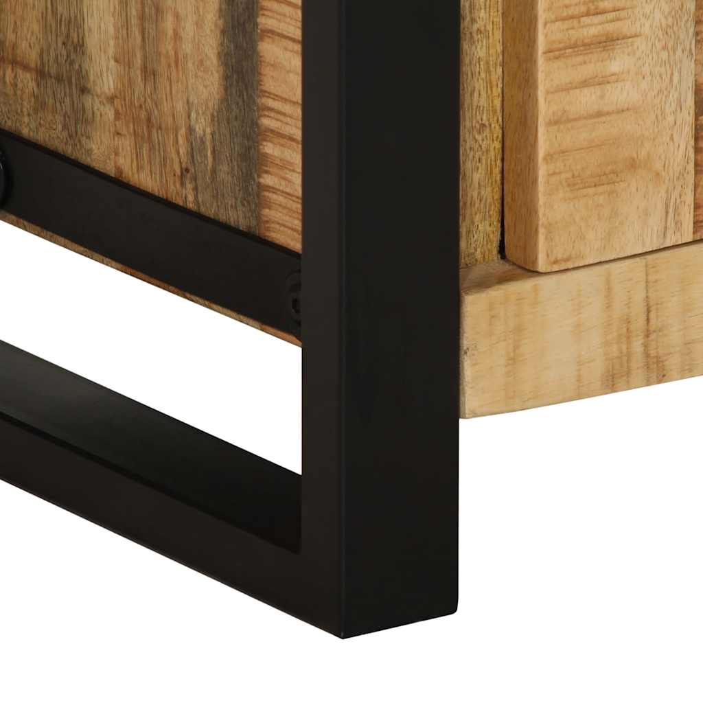 Badkamerkast 40X30X90 Cm Naturel Massief ruw mangohout