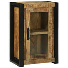 Badkamerkast massief mangohout 40x30x60 cm bruin