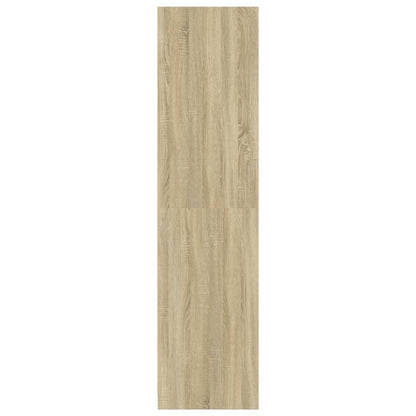 Kledingkast 30x50x200 cm bewerkt hout sonoma eikenkleurig