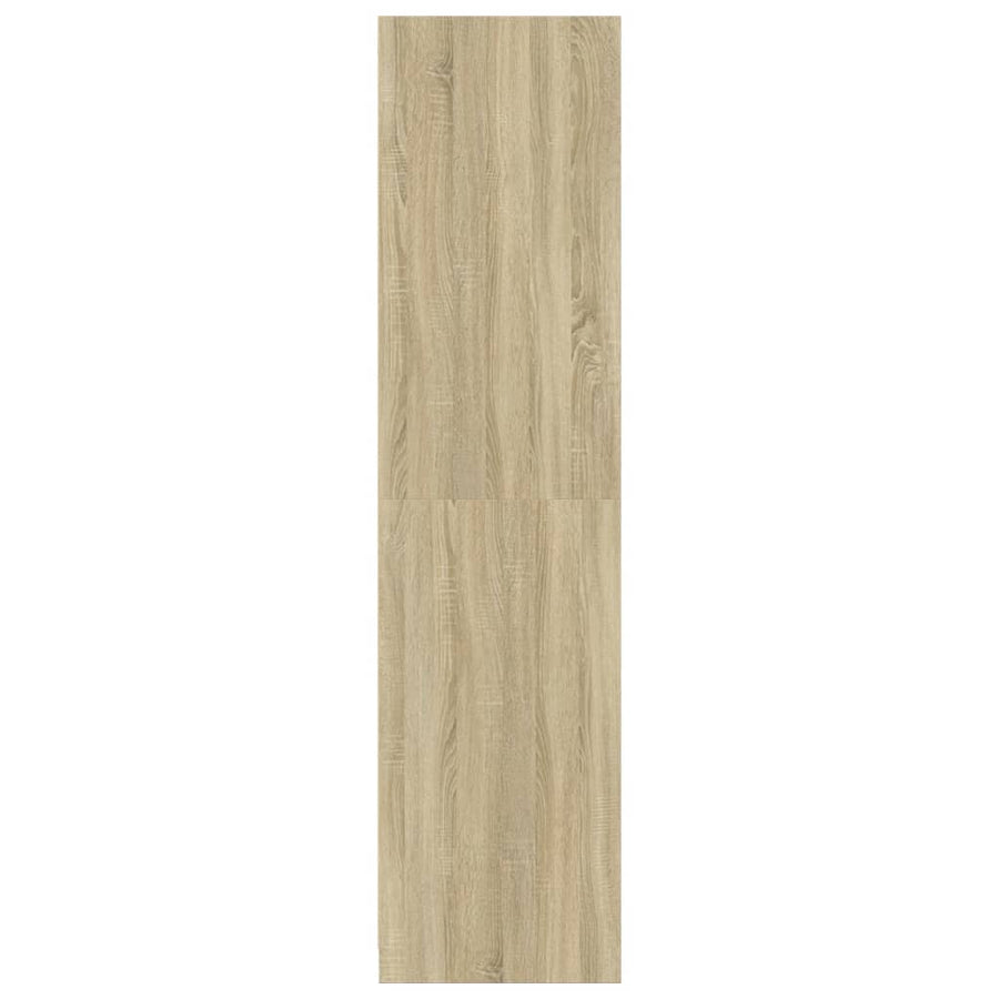Kledingkast 30x50x200 cm bewerkt hout sonoma eikenkleurig