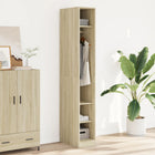 Wardrobe 30x50x200 cm engineered wood Sonoma oak finish