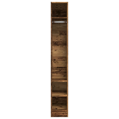 Kledingkast 30x50x200 cm bewerkt hout oud hout