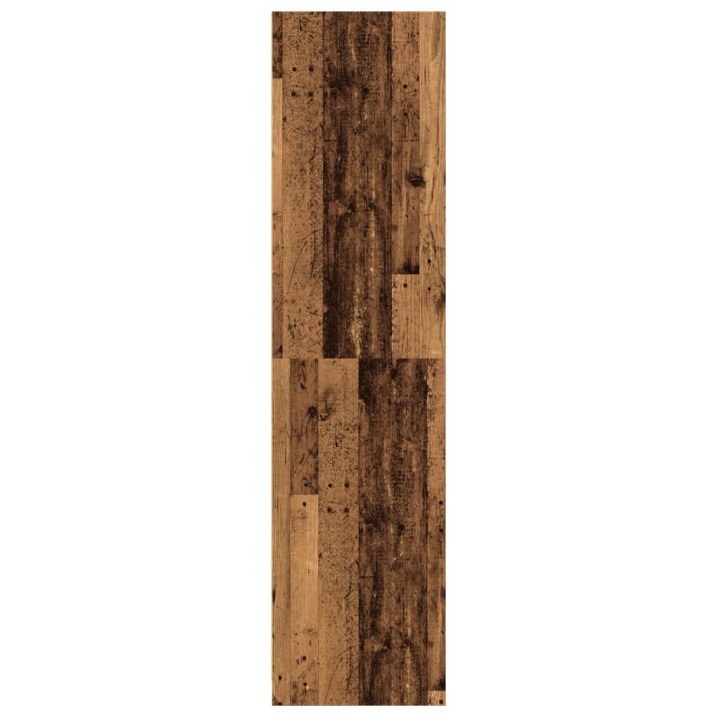 Kledingkast 30x50x200 cm bewerkt hout oud hout
