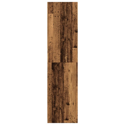 Kledingkast 80x50x200 cm bewerkt hout oud hout
