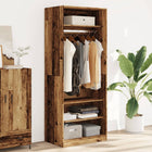 Wardrobe 80x50x200 cm treated old wood
