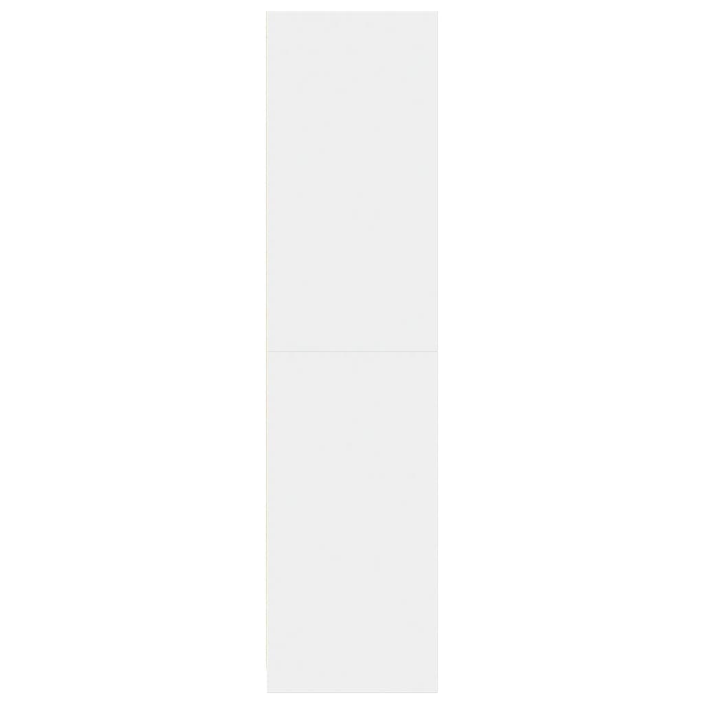 Kledingkast 30x50x200 cm bewerkt hout wit