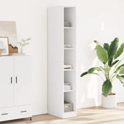Wardrobe 30x50x200 cm treated wood white