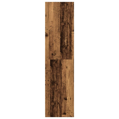 Kledingkast 30x50x200 cm bewerkt hout oud hout