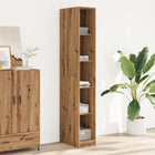 Wardrobe 30x50x200 cm processed wood artisanal oak colour