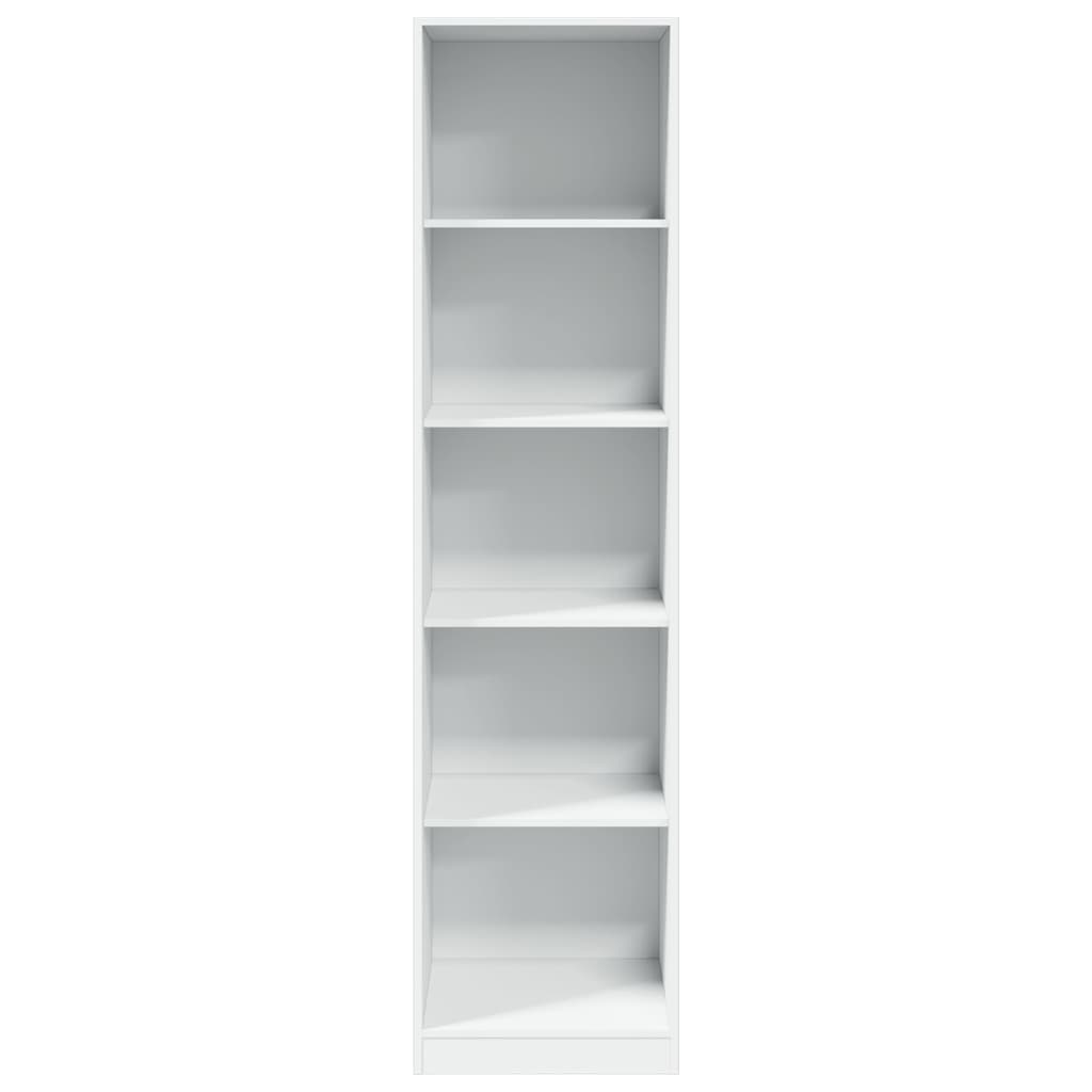 Kledingkast 50x50x200 cm bewerkt hout wit