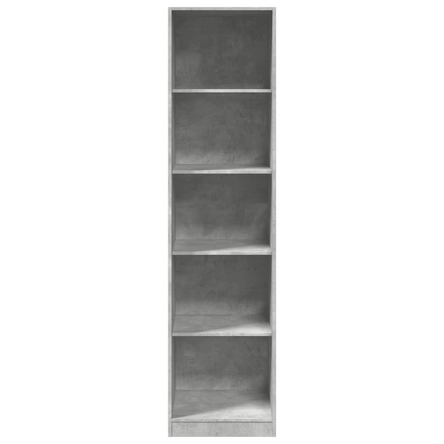 Kledingkast 50x50x200 cm bewerkt hout betongrijs