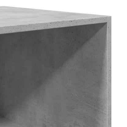 Kledingkast 50x50x200 cm bewerkt hout betongrijs