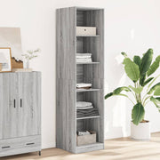 Kledingkast 50x50x200 cm grijs sonoma bewerkt hout
