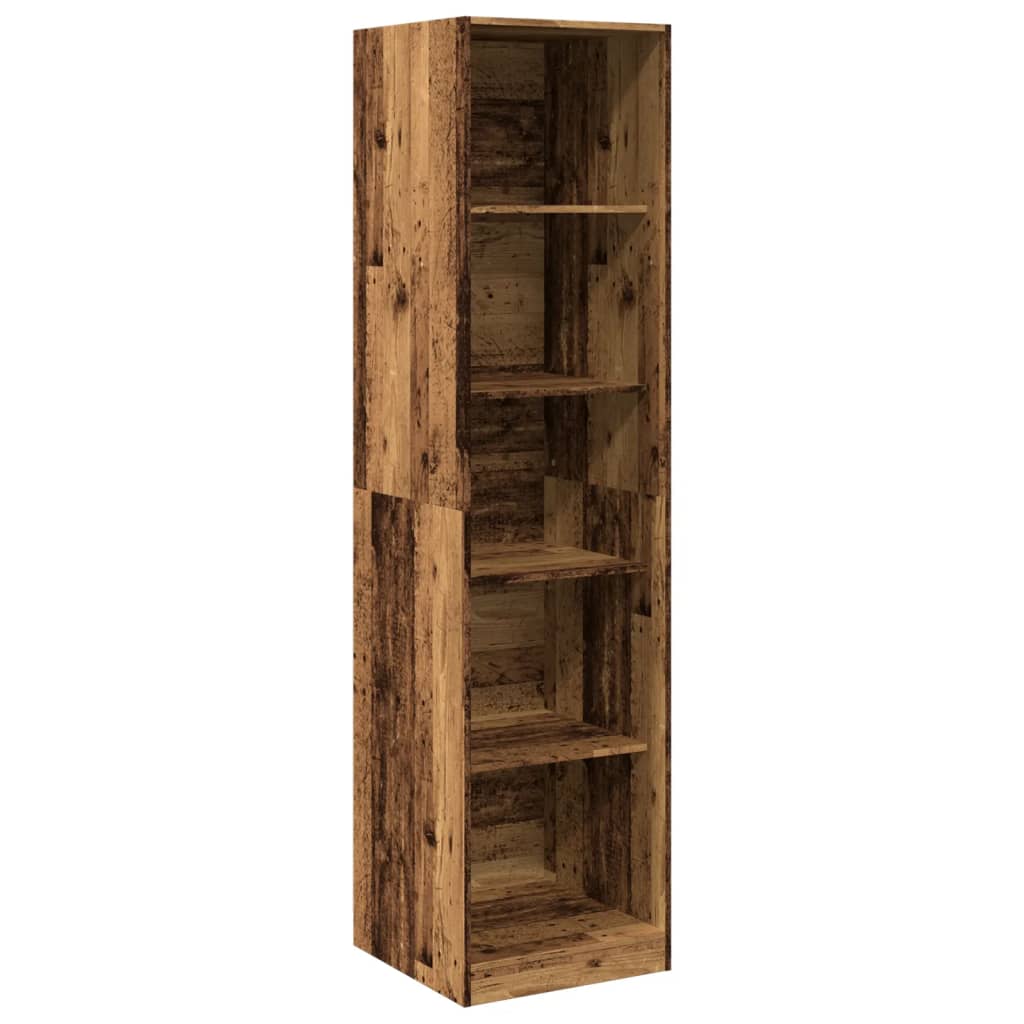 Kledingkast 50x50x200 cm bewerkt hout oud hout