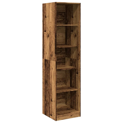 Kledingkast 50x50x200 cm bewerkt hout oud hout
