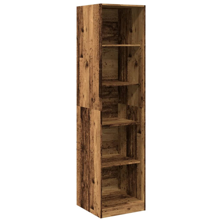 Kledingkast 50x50x200 cm bewerkt hout oud hout