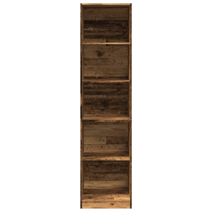 Kledingkast 50x50x200 cm bewerkt hout oud hout