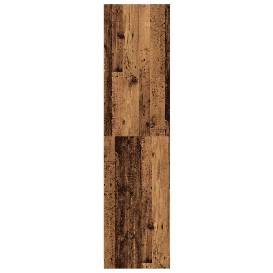 Kledingkast 50x50x200 cm bewerkt hout oud hout