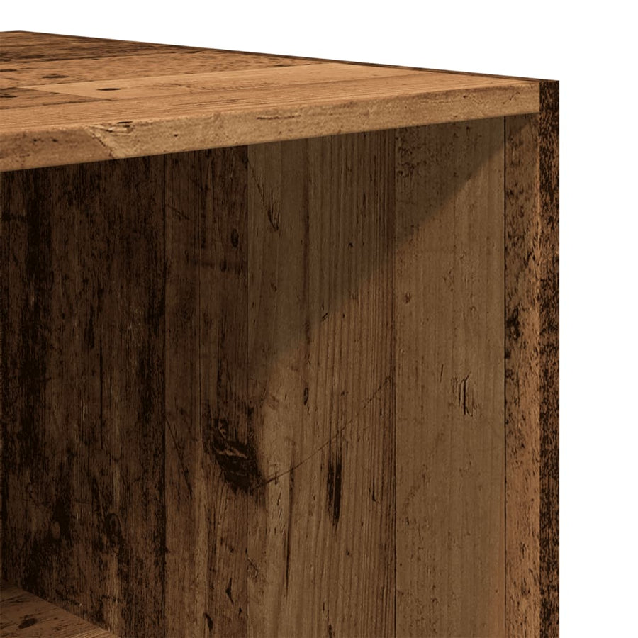 Kledingkast 50x50x200 cm bewerkt hout oud hout