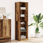 Wardrobe 50x50x200 cm processed wood reclaimed wood
