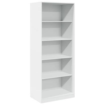 Kledingkast 80x50x200 cm bewerkt hout wit