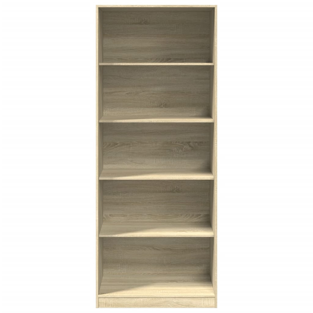 Kledingkast 80x50x200 cm bewerkt hout sonoma eikenkleurig