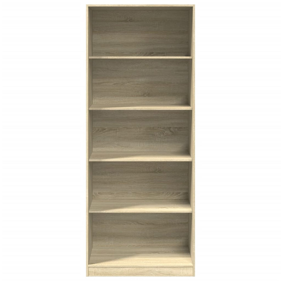 Kledingkast 80x50x200 cm bewerkt hout sonoma eikenkleurig