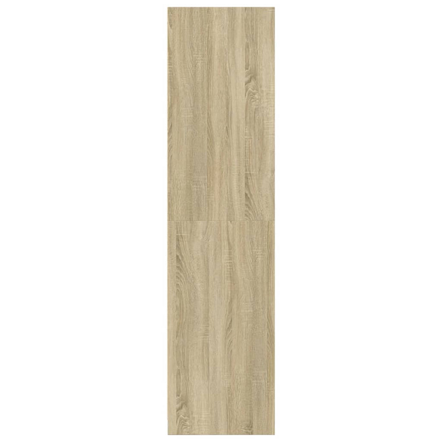 Kledingkast 80x50x200 cm bewerkt hout sonoma eikenkleurig