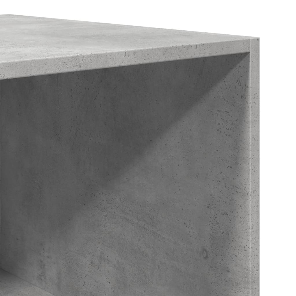 Kledingkast 80x50x200 cm bewerkt hout betongrijs