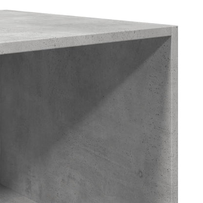 Kledingkast 80x50x200 cm bewerkt hout betongrijs