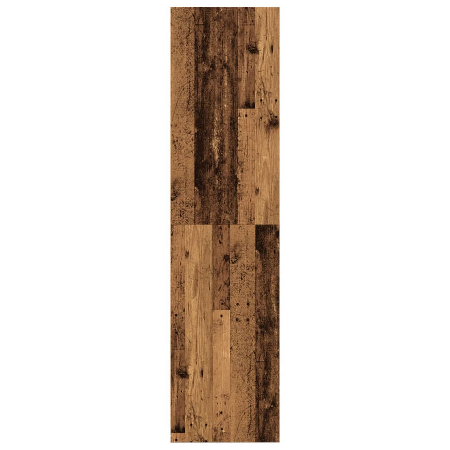 Kledingkast 80x50x200 cm bewerkt hout oud hout