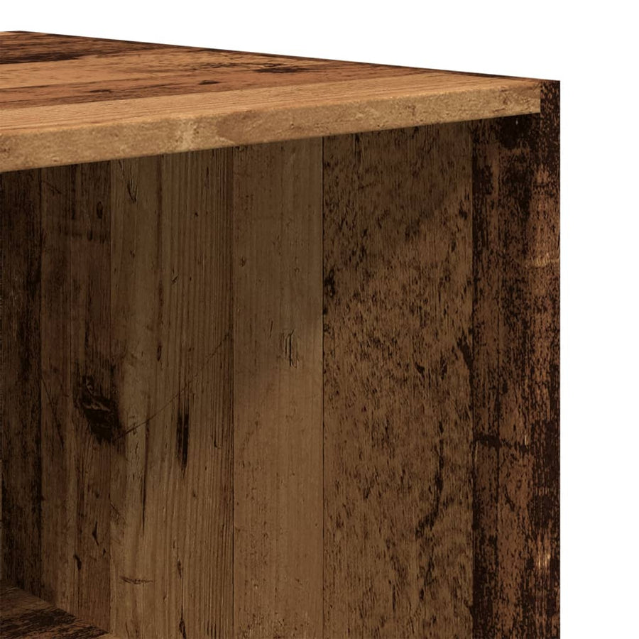 Kledingkast 80x50x200 cm bewerkt hout oud hout