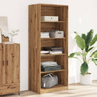 Wardrobe 80x50x200 cm engineered wood artisanal oak color