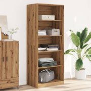 Kledingkast 80x50x200 cm bewerkt hout eikenkleur