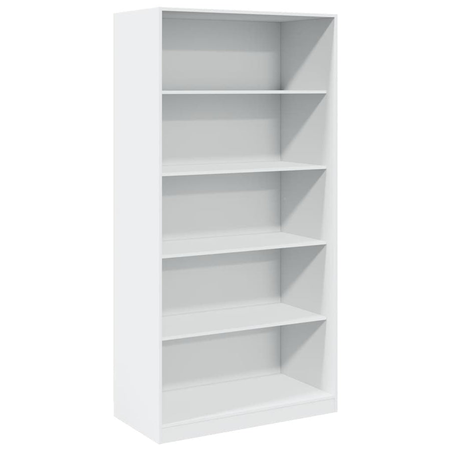 Kledingkast 100x50x200 cm bewerkt hout wit
