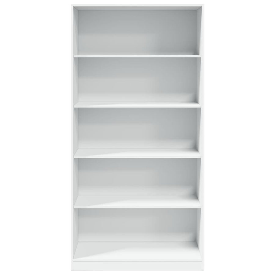 Kledingkast 100x50x200 cm bewerkt hout wit