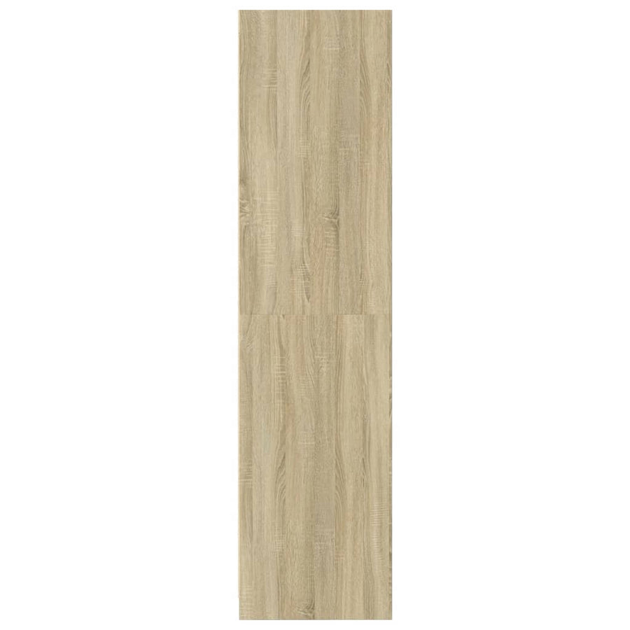 Kledingkast 100x50x200 cm bewerkt hout sonoma eikenkleurig