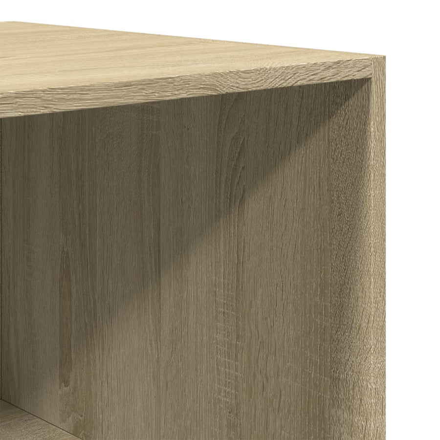 Kledingkast 100x50x200 cm bewerkt hout sonoma eikenkleurig